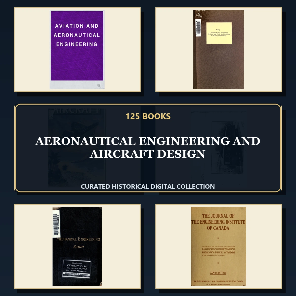 125 Rare Aeronautical Engineering and Aircraft Design PDF Collection: Aeronautical Engineering & Aircraft Design & Antique Sources