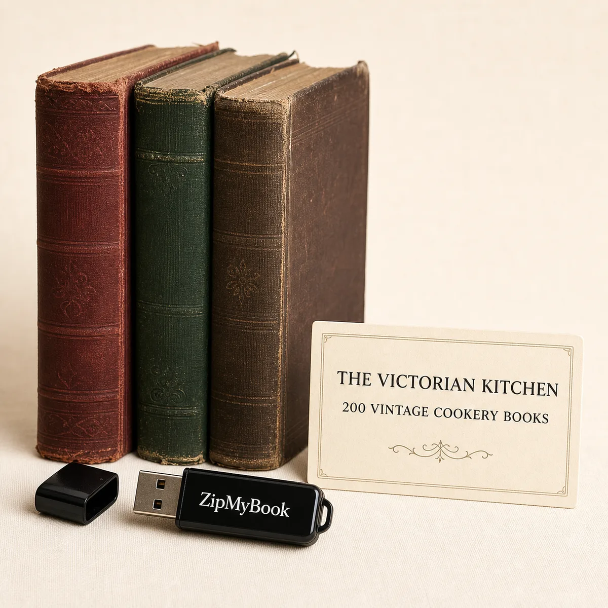 200 Antique Cookery & Recipe Books PDF Collection on USB – Vintage Cooking