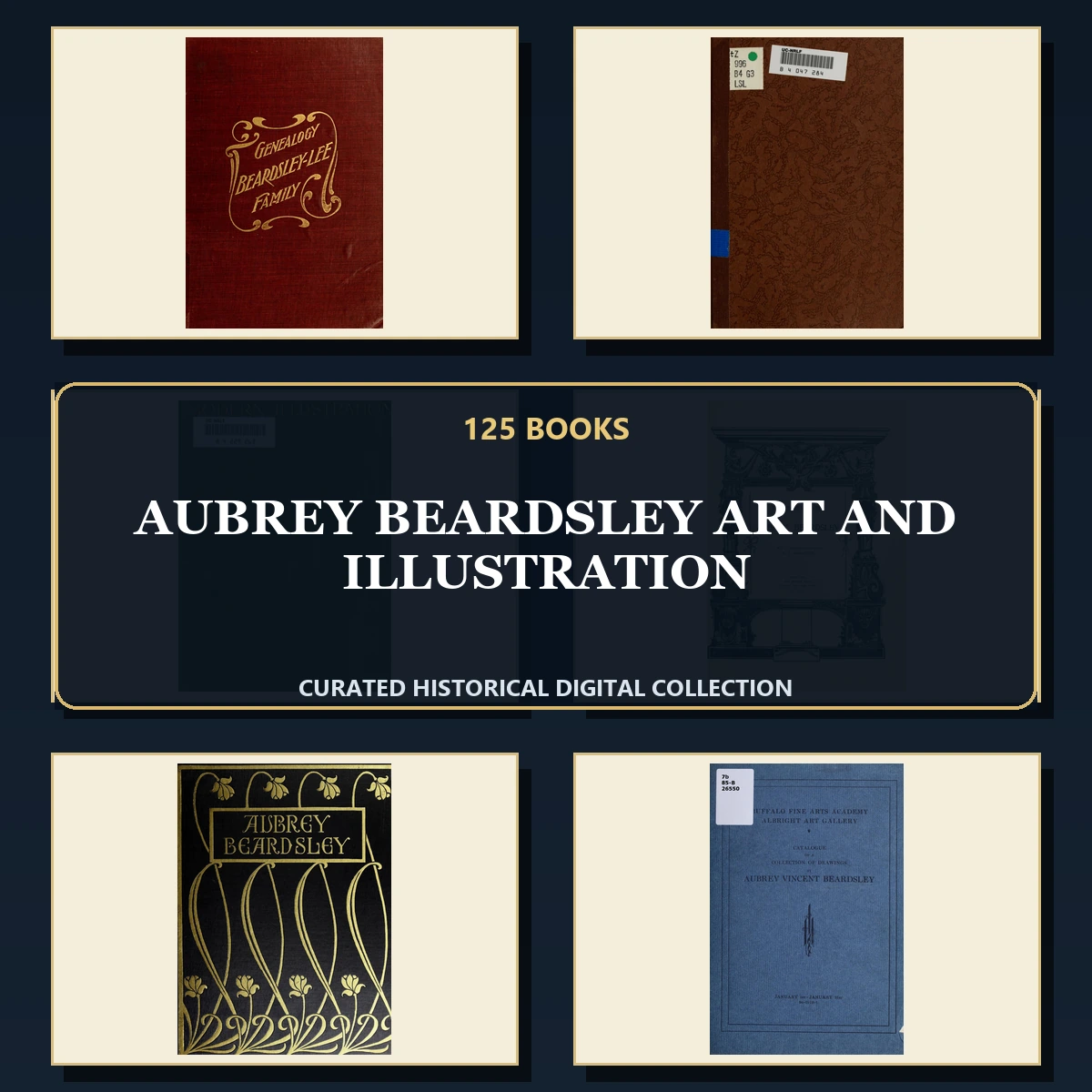 125 Rare Aubrey Beardsley Art and Illustration PDF Collection: Aubrey Beardsley Art & Illustration & Antique Sources