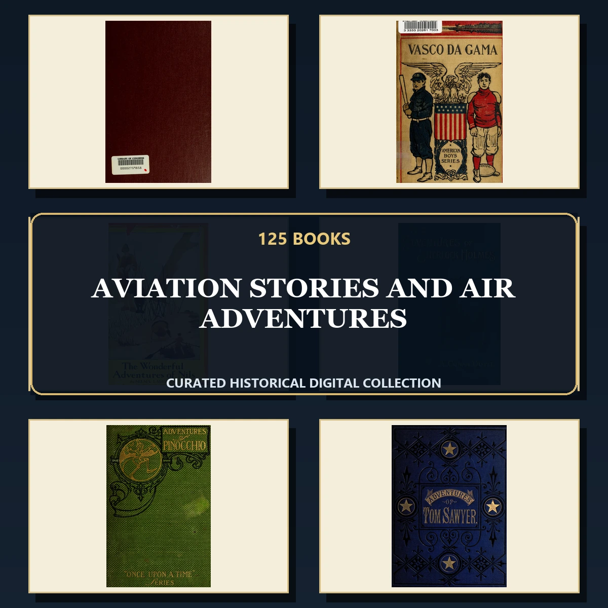 125 Rare Aviation Stories and Air Adventures PDF Collection: Aviation Stories & Air Adventures & Antique Sources