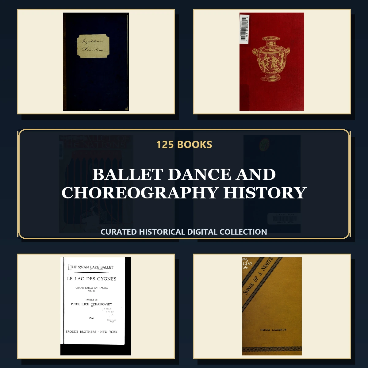 125 Rare Ballet Dance and Choreography History PDF Collection: Ballet Dance & Choreography History & Antique Sources
