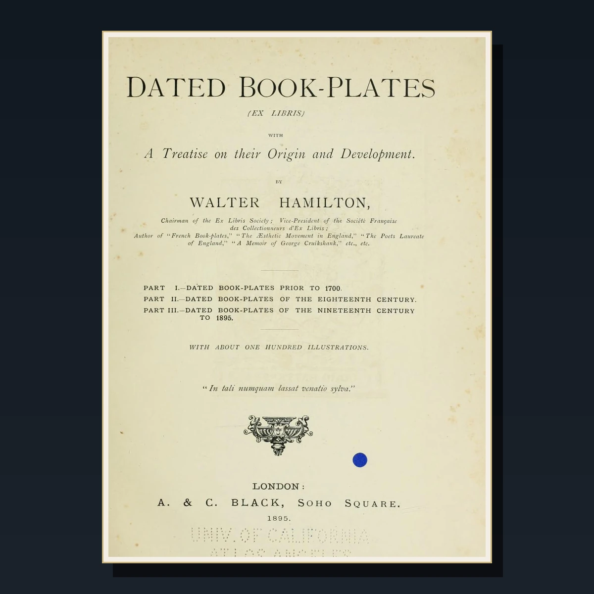 98 Rare Bookplate & Ex Libris PDF Collection: Woodcut, Heraldic, Art Nouveau & Victorian Designs image 3