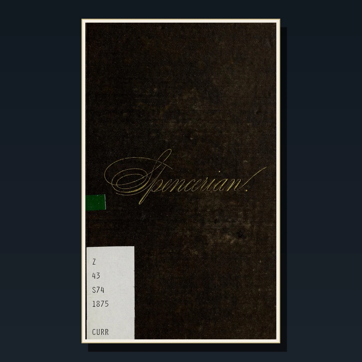 125 Rare Calligraphy & Penmanship PDF Collection: Spencerian, Copperplate, Italic & Victorian Scripts image 3