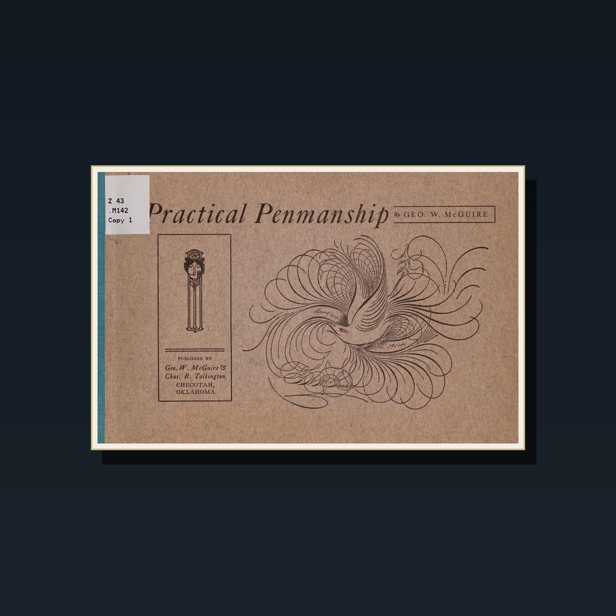 125 Rare Calligraphy & Penmanship PDF Collection: Spencerian, Copperplate, Italic & Victorian Scripts image 6