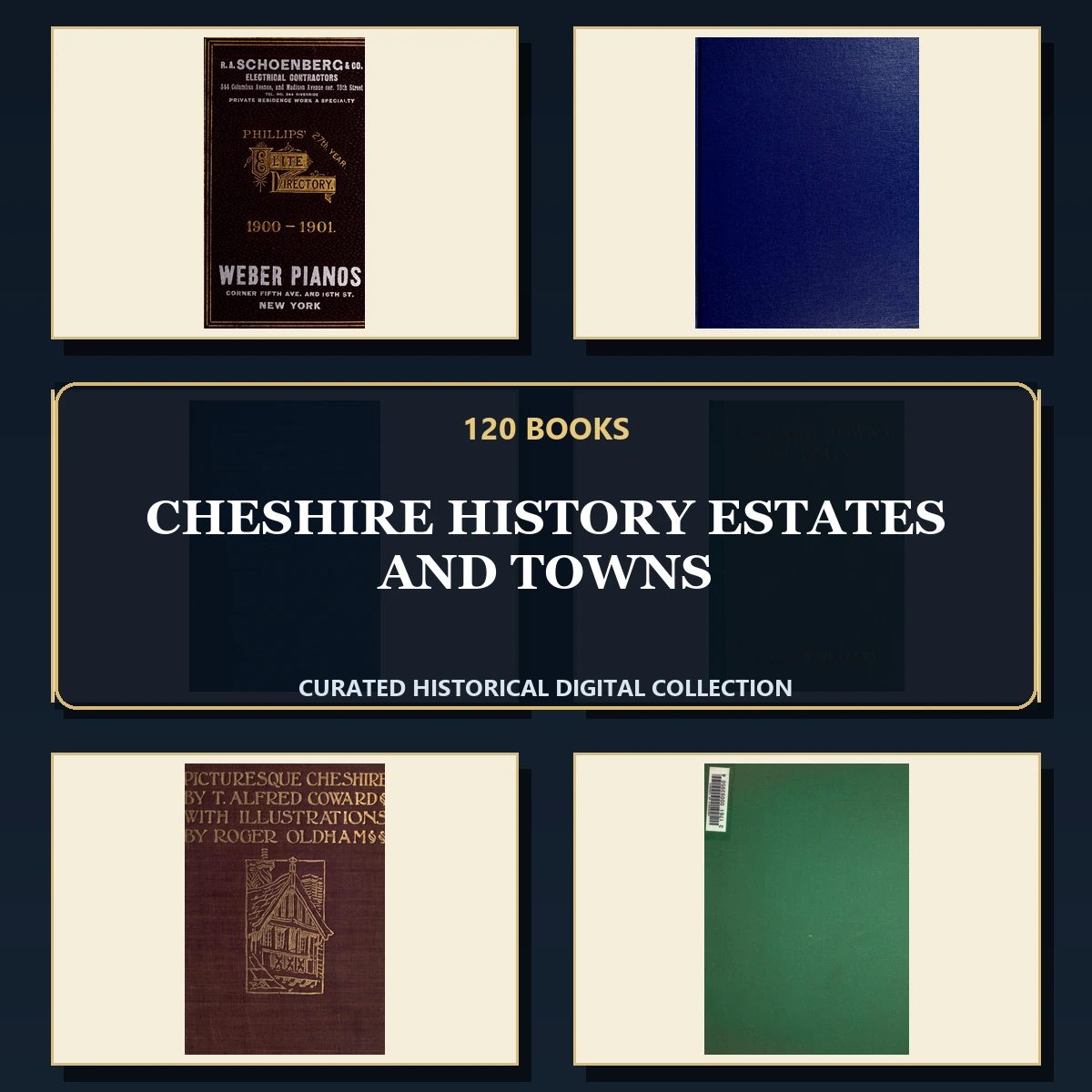 120 Rare Cheshire History Estates and Towns PDF Collection: Cheshire History Estates & Towns & Antique Sources