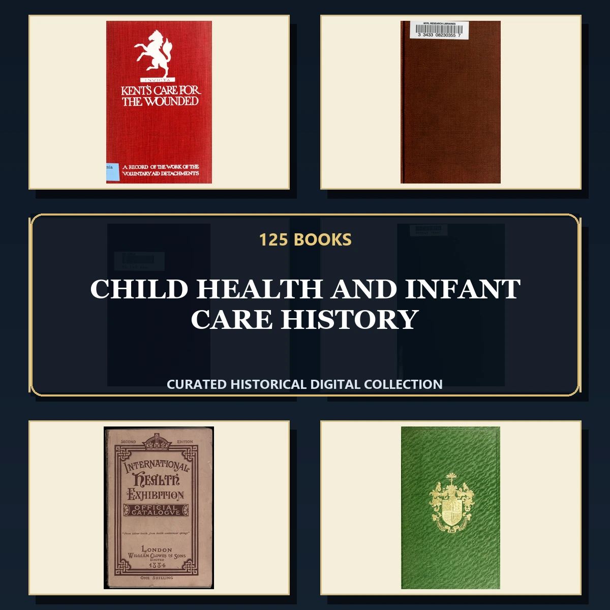 125 Rare Child Health and Infant Care History PDF Collection: Child Health & Infant Care History & Antique Sources