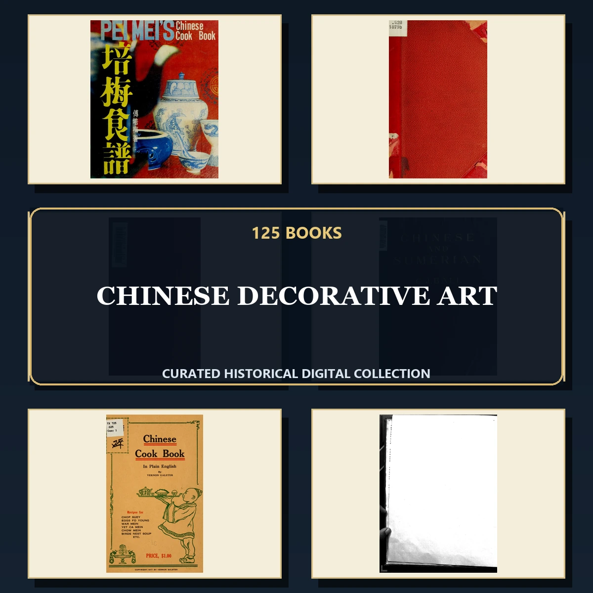 125 Rare Chinese Decorative Art PDF Collection: Chinese Decorative Art & Antique Sources