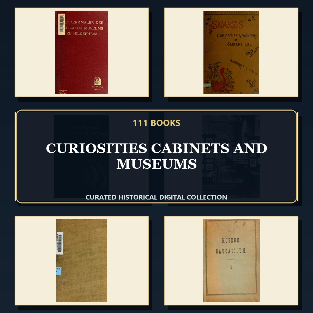111 Rare Curiosities Cabinets and Museums PDF Collection: Curiosities Cabinets & Museums & Antique Sources