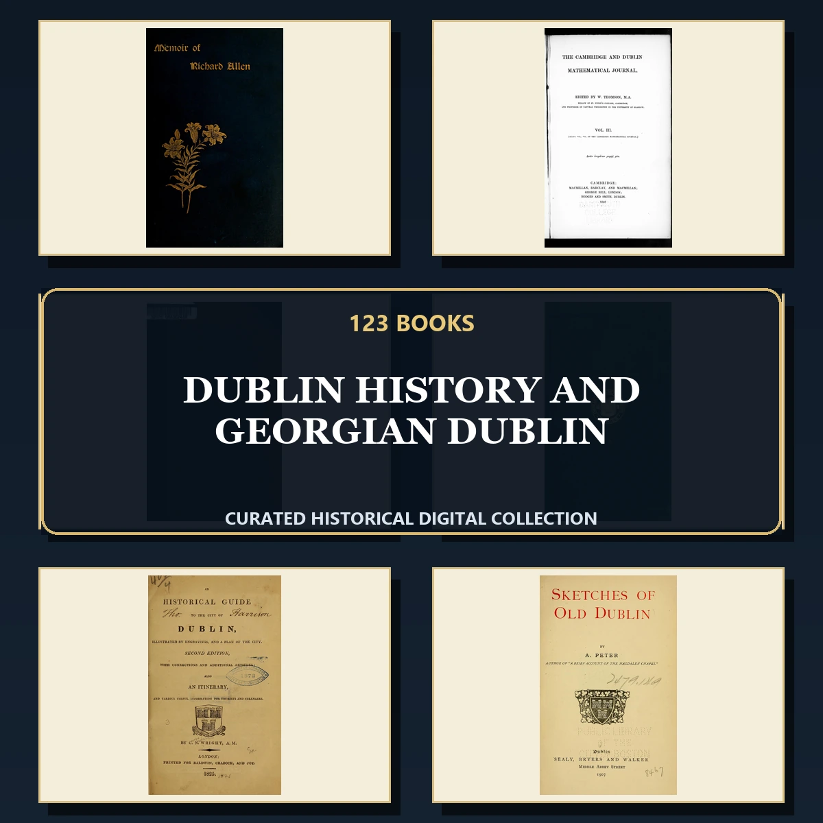 123 Rare Dublin History and Georgian Dublin PDF Collection: Dublin History & Georgian Dublin & Antique Sources