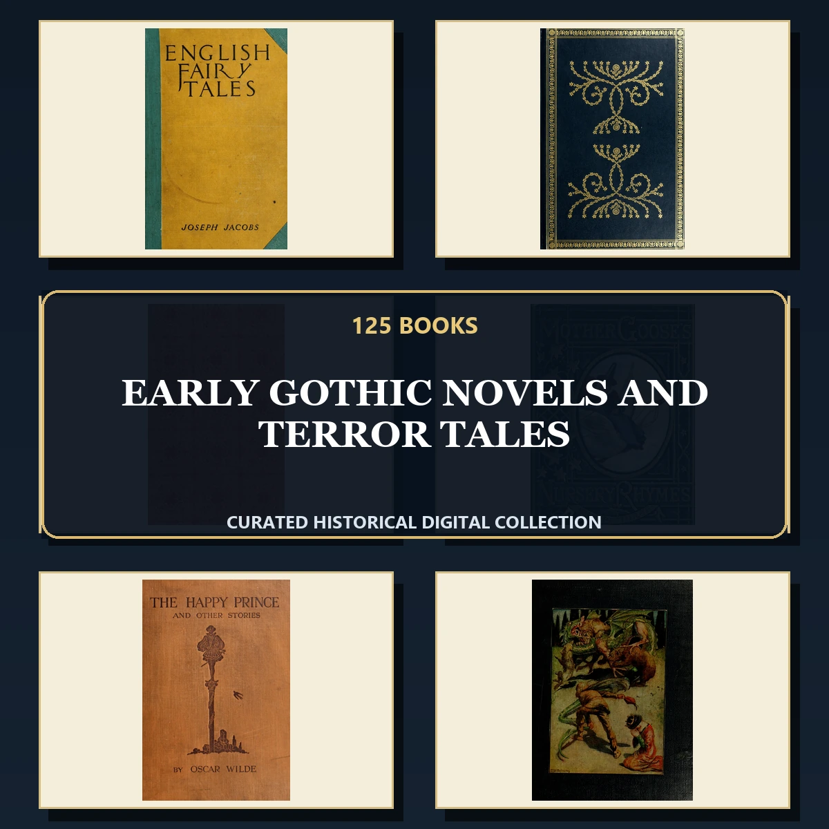 125 Rare Early Gothic Novels and Terror Tales PDF Collection: Early Gothic Novels & Terror Tales & Antique Sources