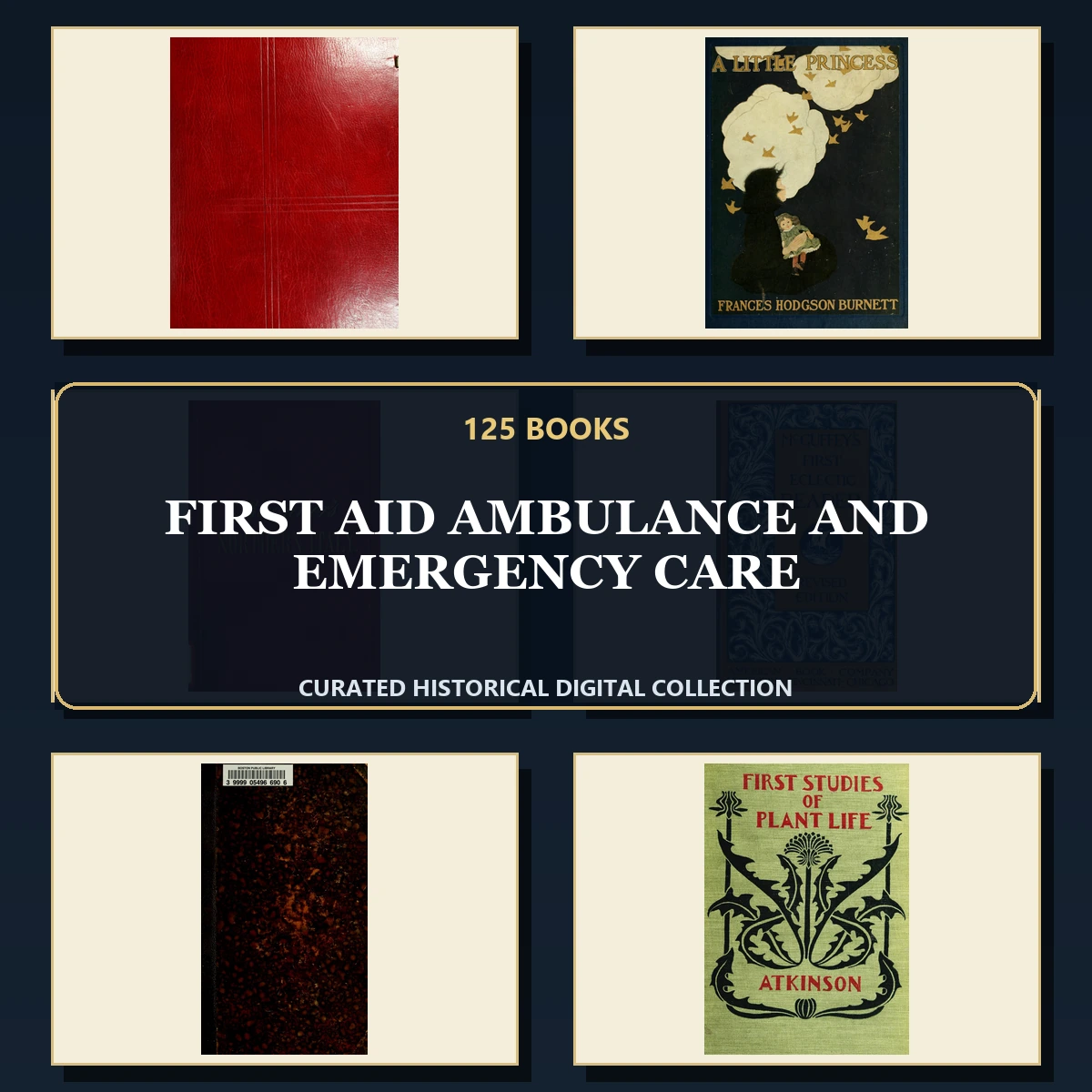 125 Rare First Aid Ambulance and Emergency Care PDF Collection: First Aid Ambulance & Emergency Care & Antique Sources
