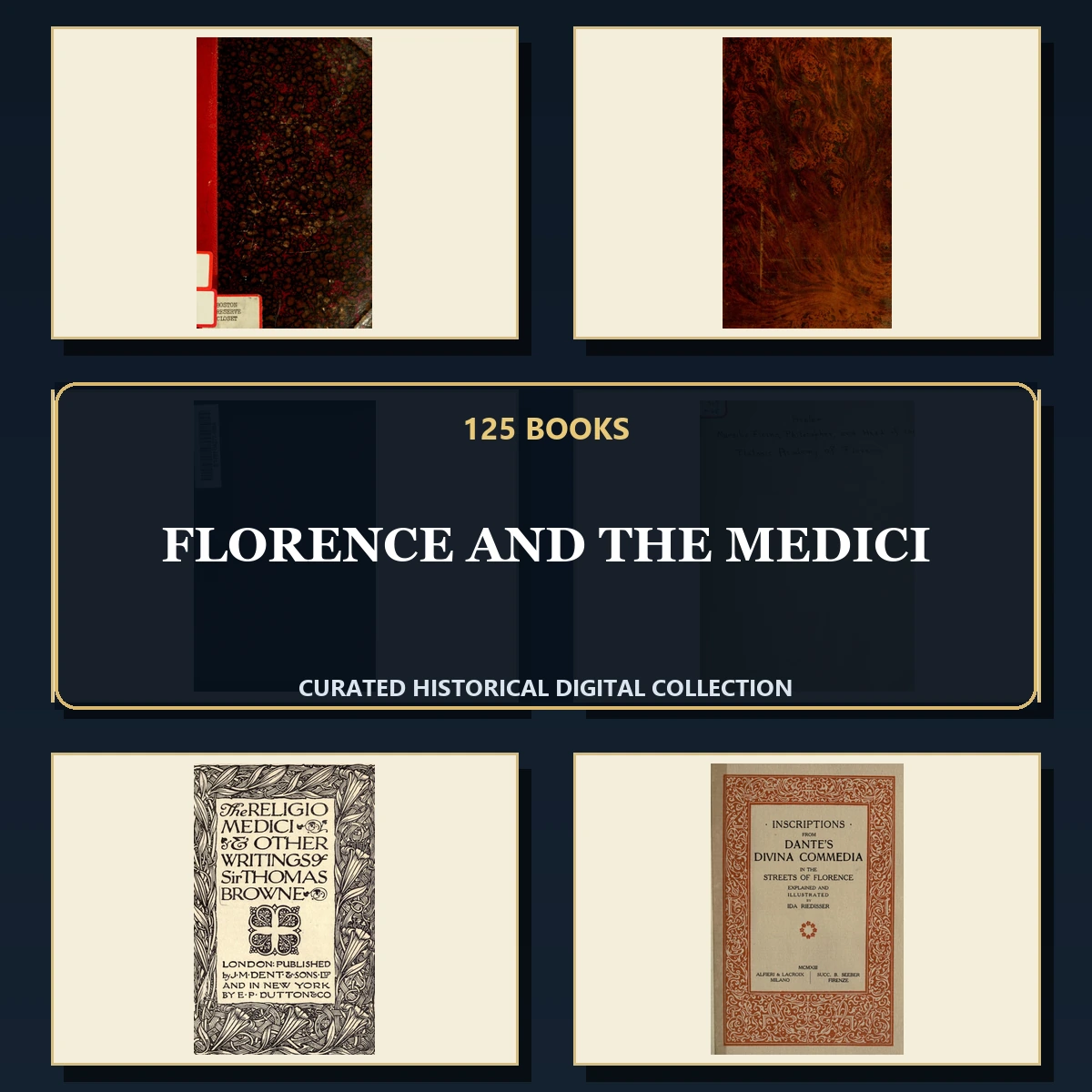 125 Rare Florence and the Medici PDF Collection: Florence & The Medici & Antique Sources