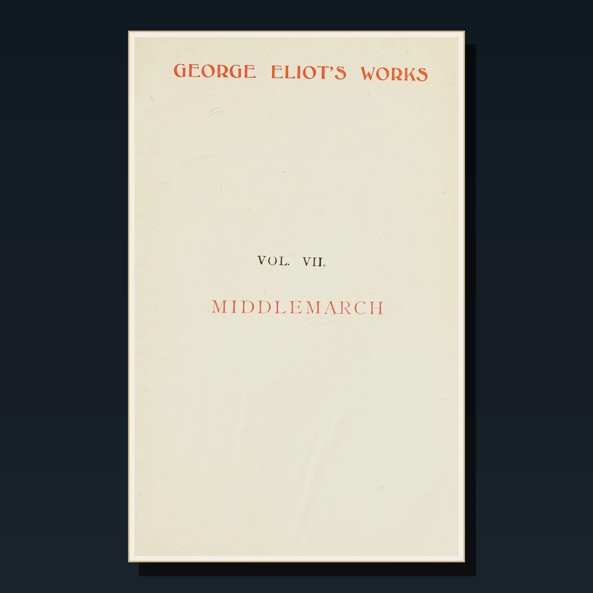 66 Rare George Eliot PDF Collection: Middlemarch, Mill on the Floss, Silas Marner & Adam Bede image 5
