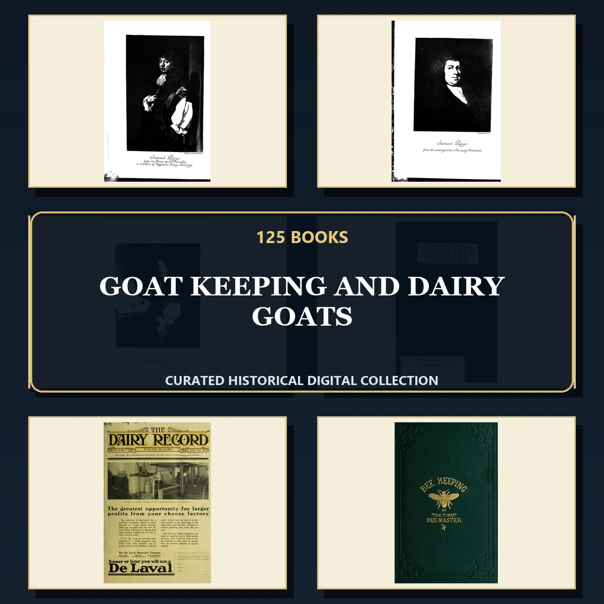 125 Rare Goat Keeping and Dairy Goats PDF Collection: Goat Keeping & Dairy Goats & Antique Sources