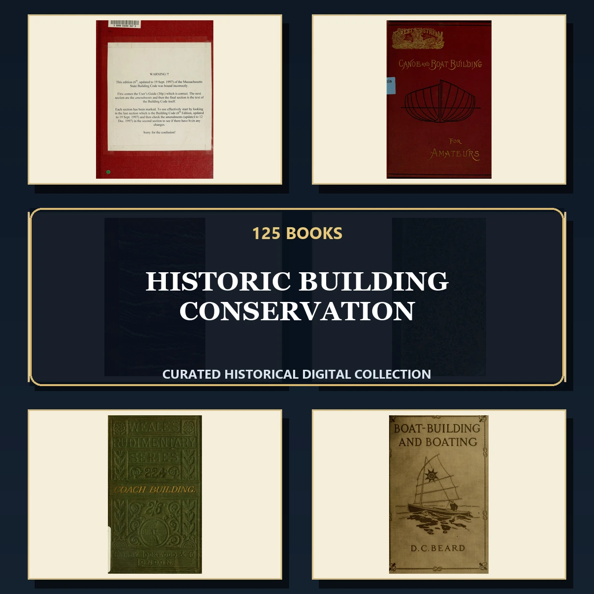 125 Rare Building Conservation PDF Collection: Historic Building Conservation & Antique Sources