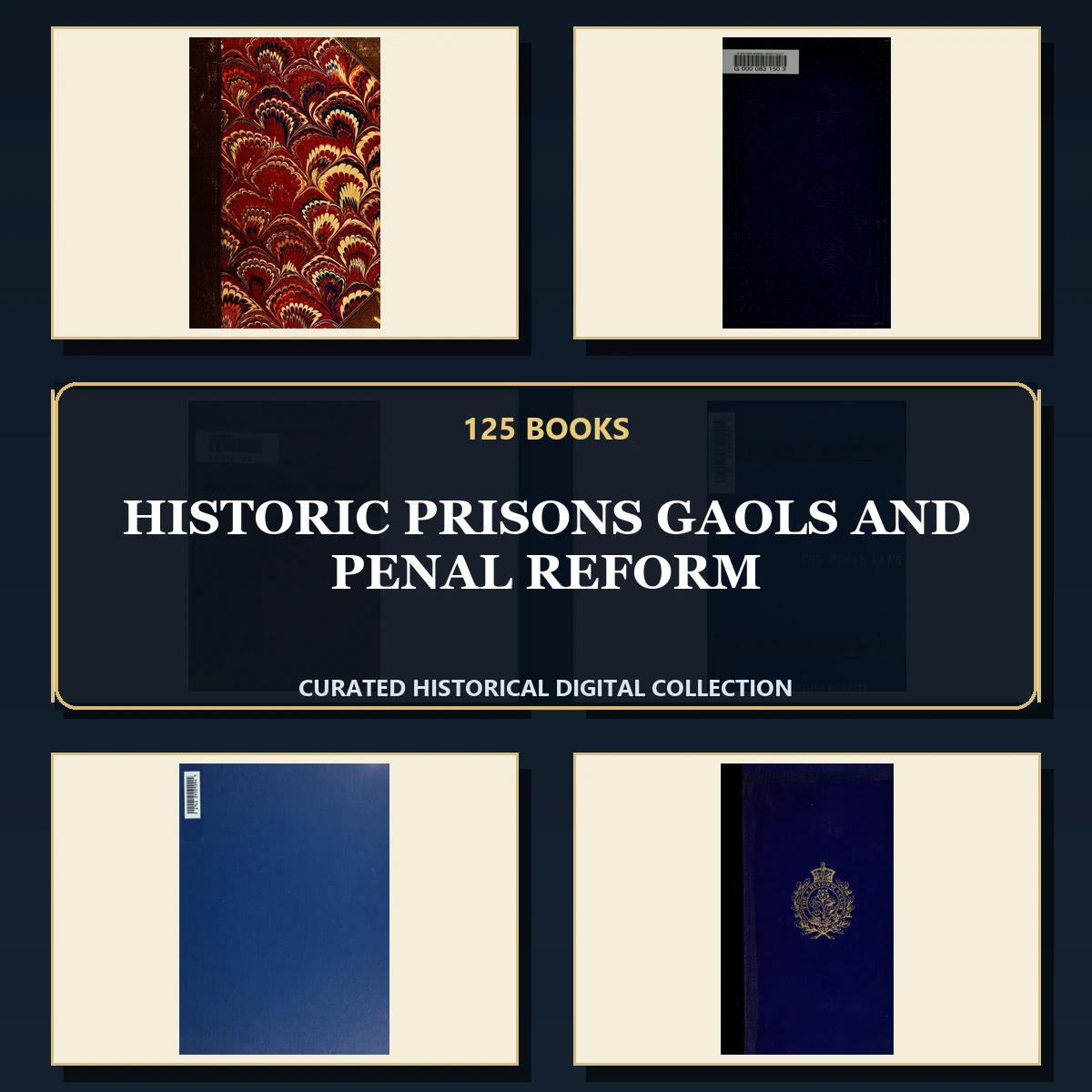 125 Rare Prisons Gaols and Penal Reform PDF Collection: Historic Prisons Gaols & Penal Reform & Antique Sources