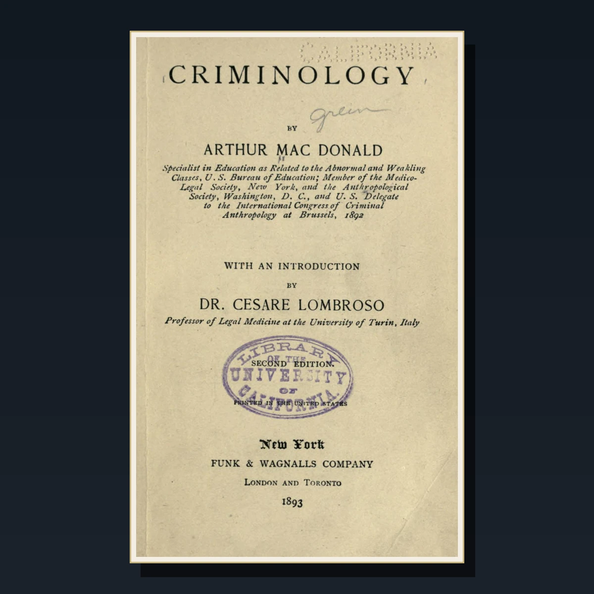 125 Rare Criminology PDF Collection: Historical Criminology & Antique Sources image 2
