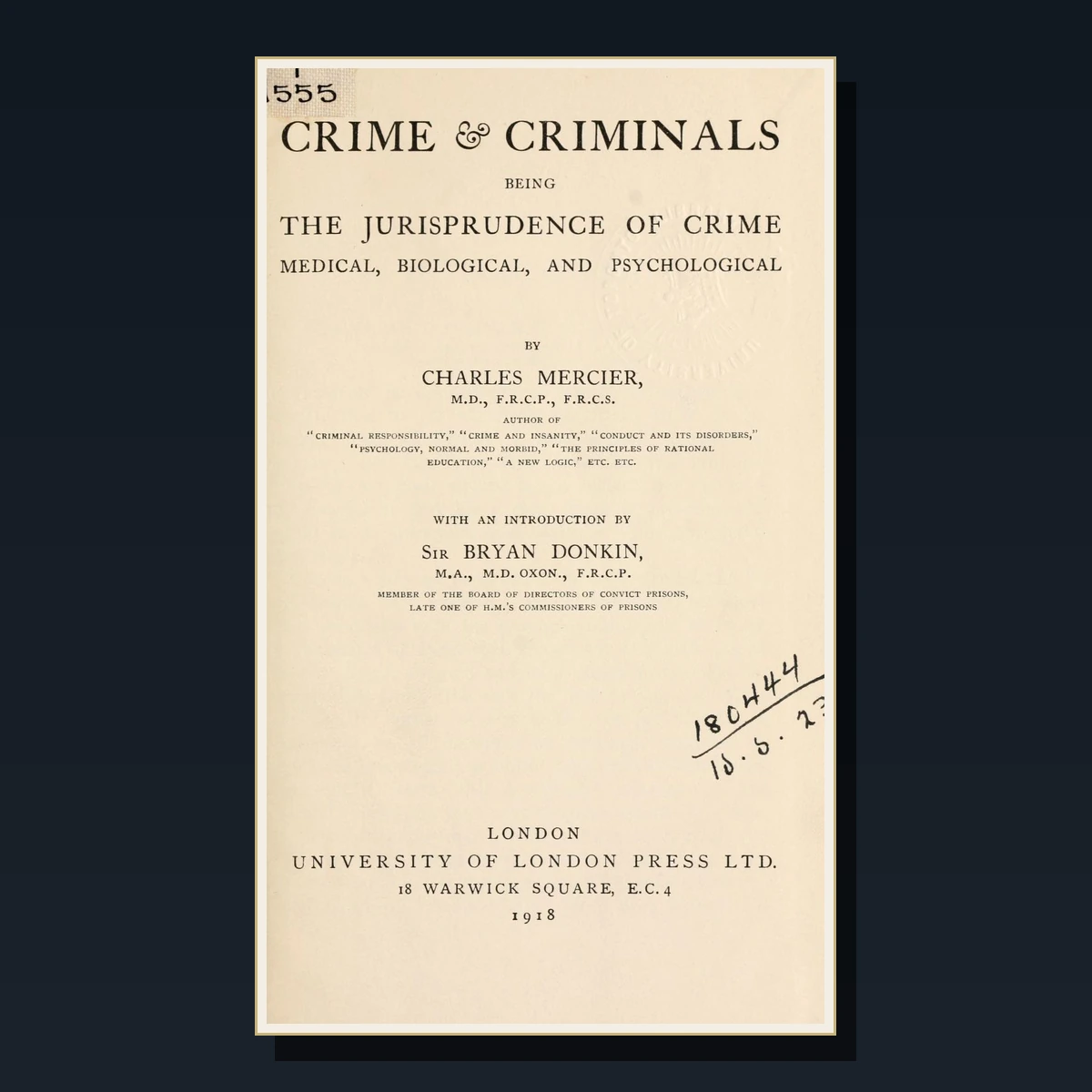 125 Rare Criminology PDF Collection: Historical Criminology & Antique Sources image 6