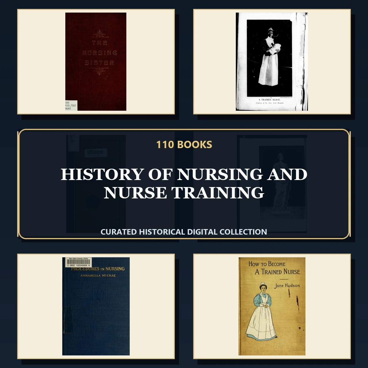 110 Rare History of Nursing and Nurse Training PDF Collection: History Of Nursing & Nurse Training & Antique Sources