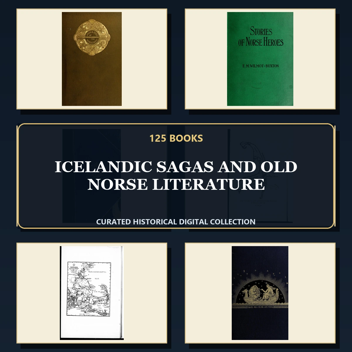 125 Rare Icelandic Sagas and Old Norse Literature PDF Collection: Icelandic Sagas & Old Norse Literature & Antique Sources