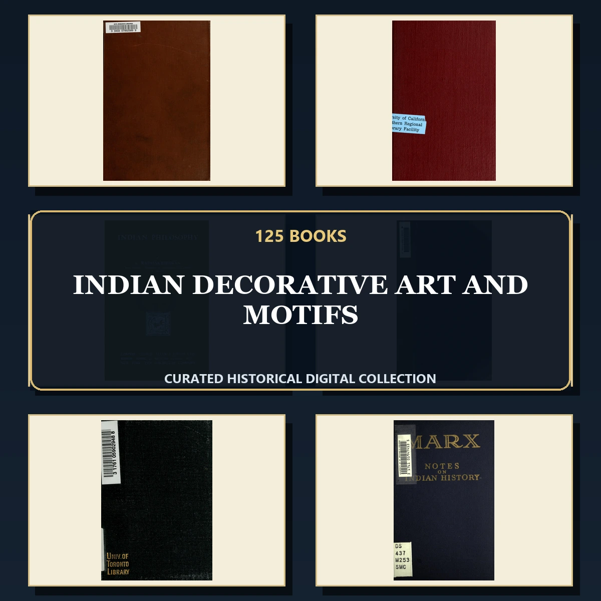 125 Rare Indian Decorative Art and Motifs PDF Collection: Indian Decorative Art & Motifs & Antique Sources