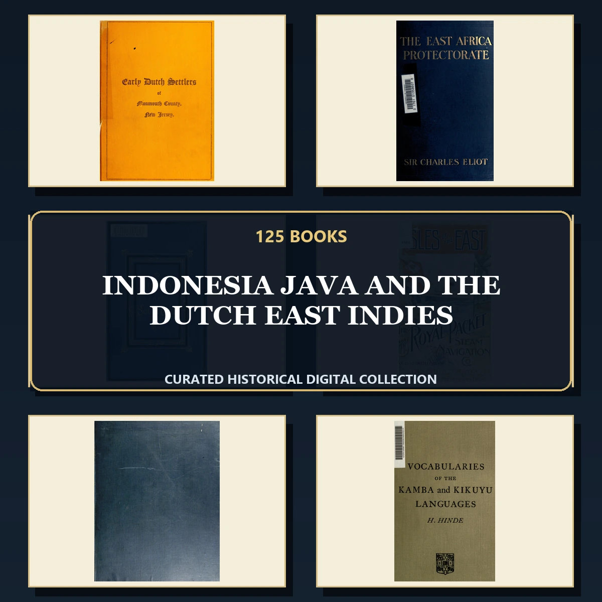 125 Rare Indonesia Java and the Dutch East Indies PDF Collection: Indonesia Java & The Dutch East Indies & Antique Sources
