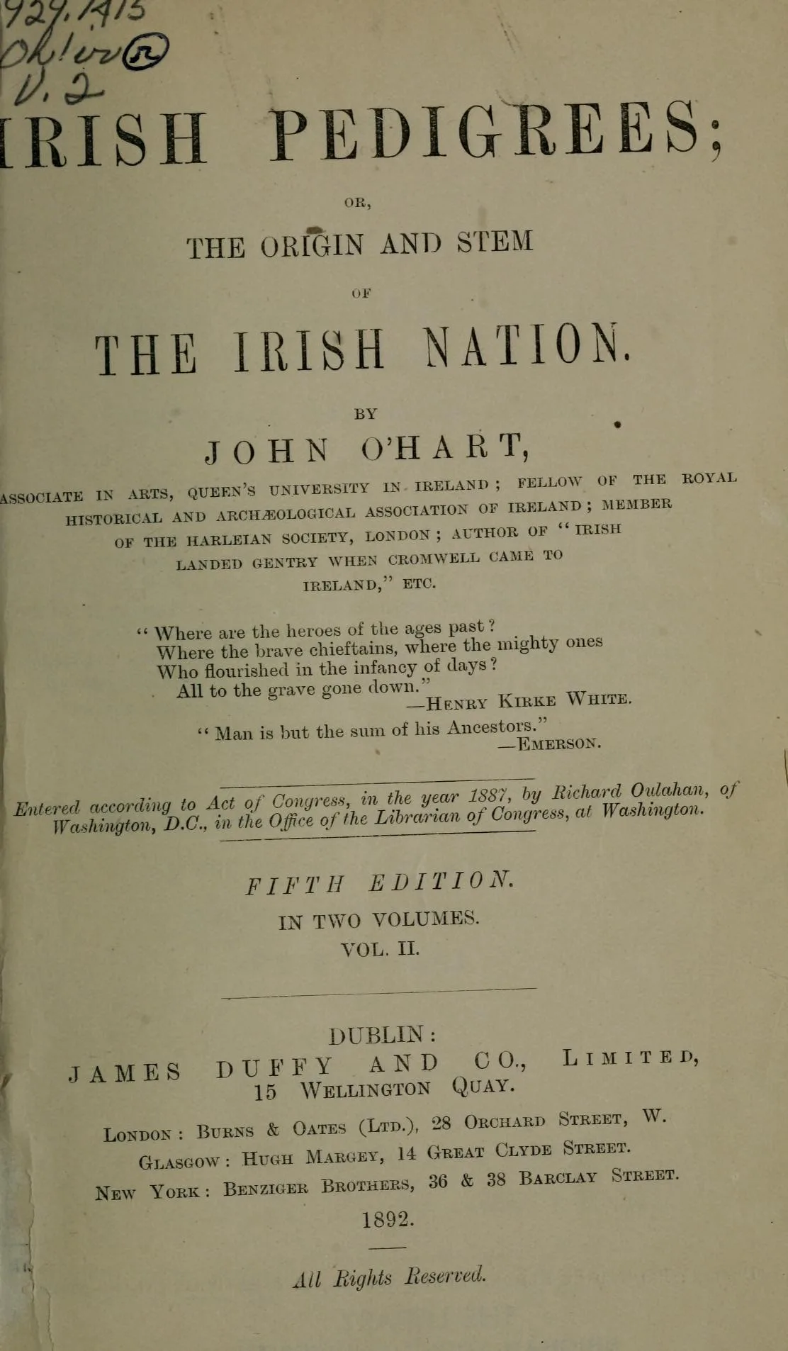250 Irish Genealogy Family History & Ancestry Books PDF Collection on USB preview gallery image