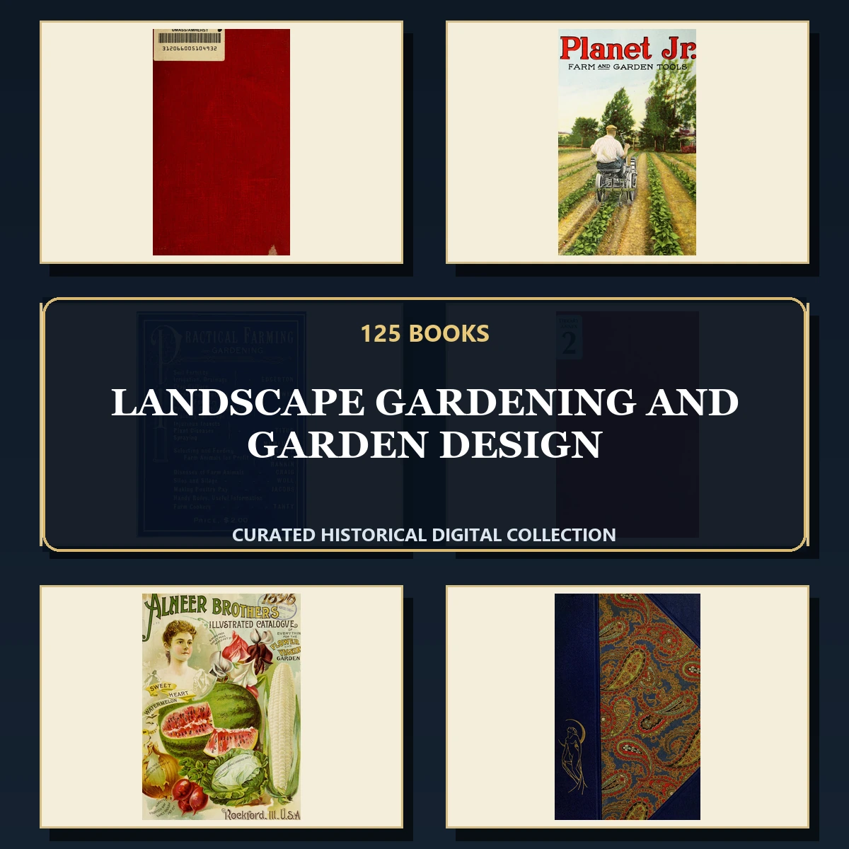 125 Rare Landscape Gardening and Garden Design PDF Collection: Landscape Gardening & Garden Design & Antique Sources