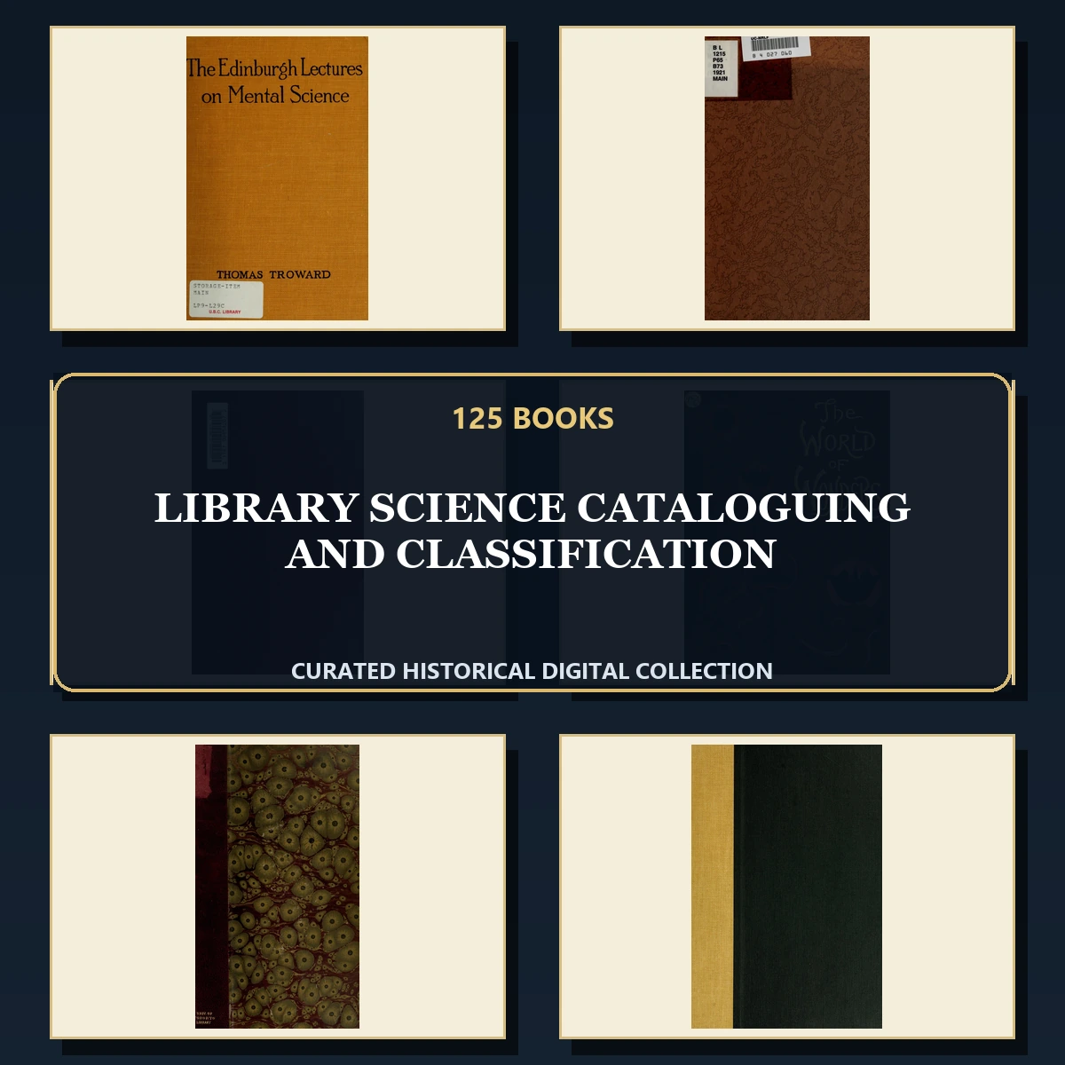 125 Rare Library Science Cataloguing and Classification PDF Collection: Library Science Cataloguing & Classification & Antique Sources