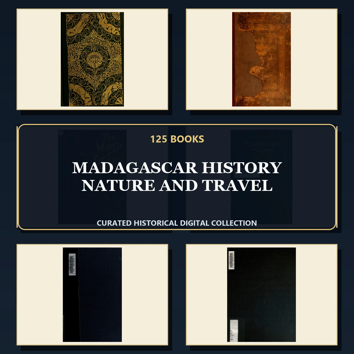 125 Rare Madagascar History Nature and Travel PDF Collection: Madagascar History Nature & Travel & Antique Sources