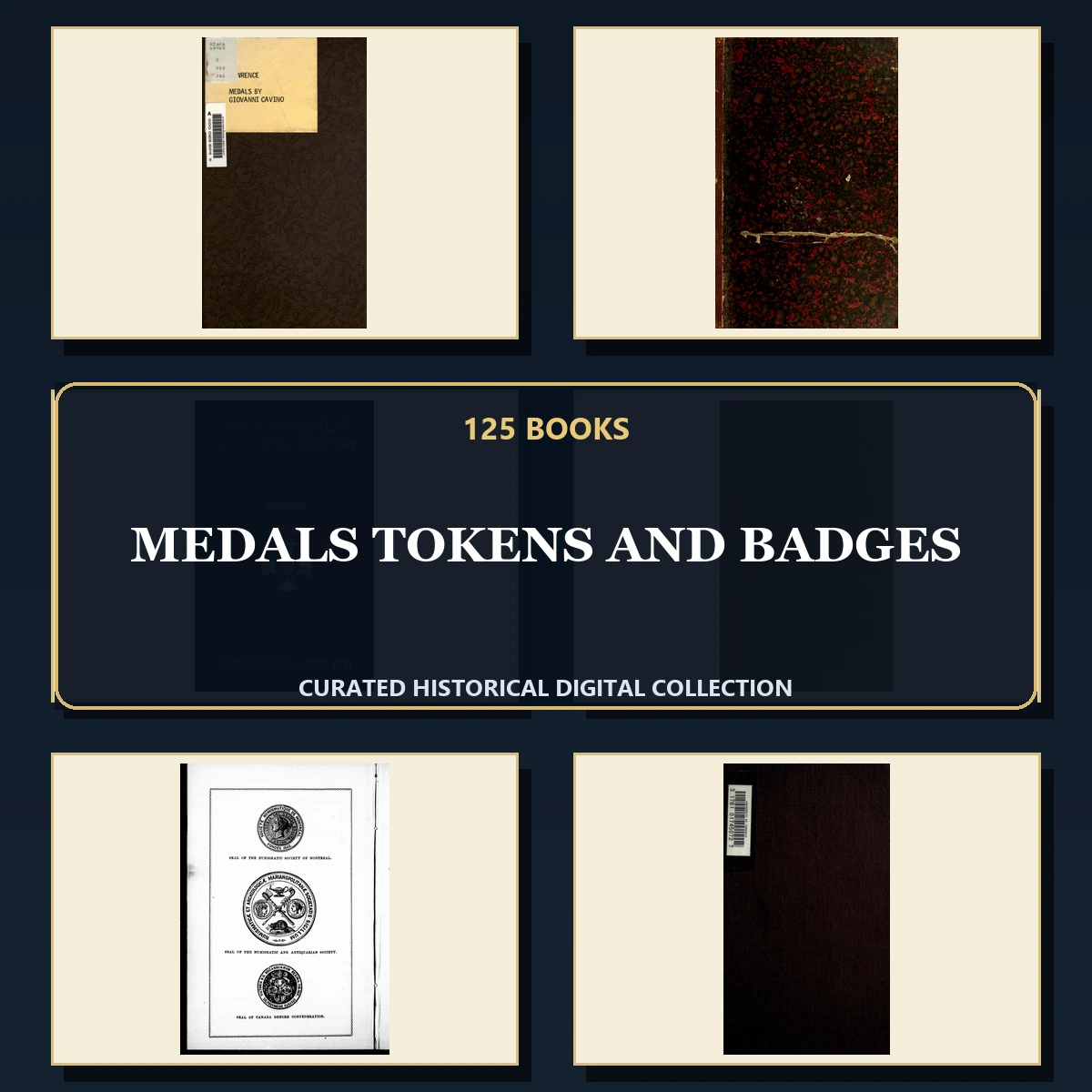 125 Rare Medals Tokens and Badges PDF Collection: Medals Tokens & Badges & Antique Sources