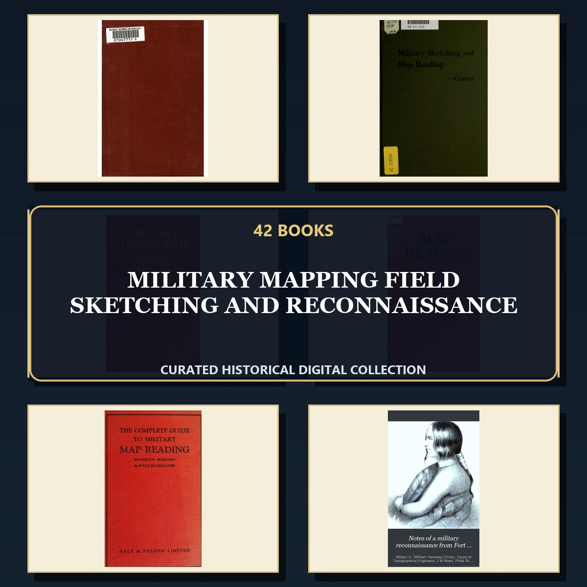42 Rare Military Mapping Field Sketching and Reconnaissance PDF Collection: Military Mapping Field Sketching & Reconnaissance & Antique Sources