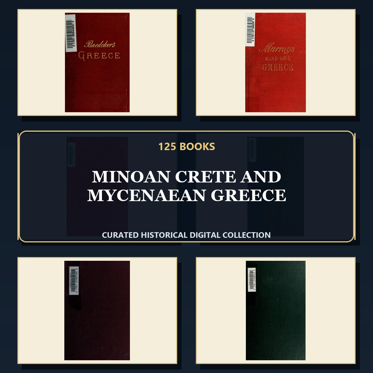 125 Rare Minoan Crete and Mycenaean Greece PDF Collection: Minoan Crete & Mycenaean Greece & Antique Sources
