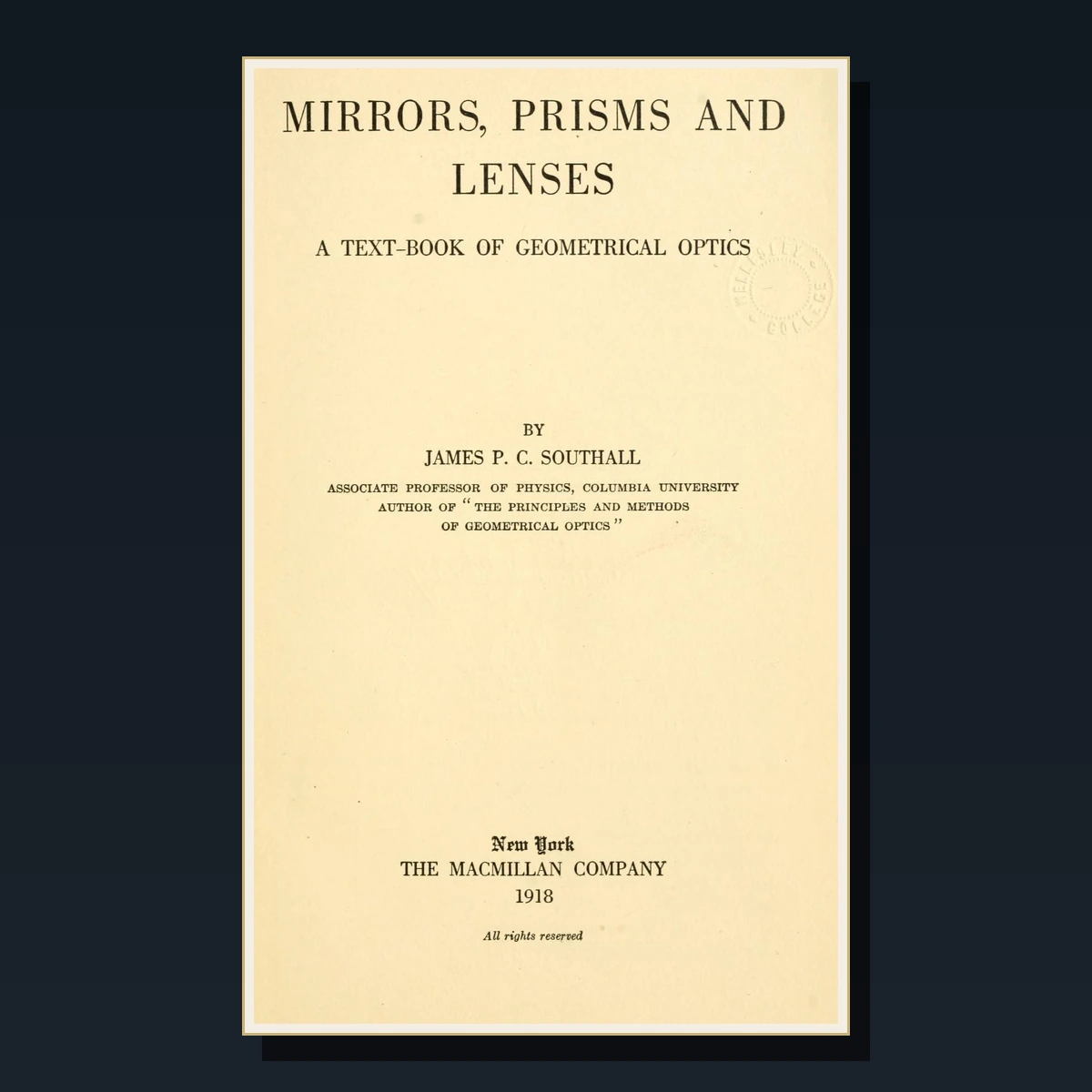 125 Rare Optics & Lenses PDF Collection: Newton, Brewster, Herschel, Microscopy, Telescopes & Light