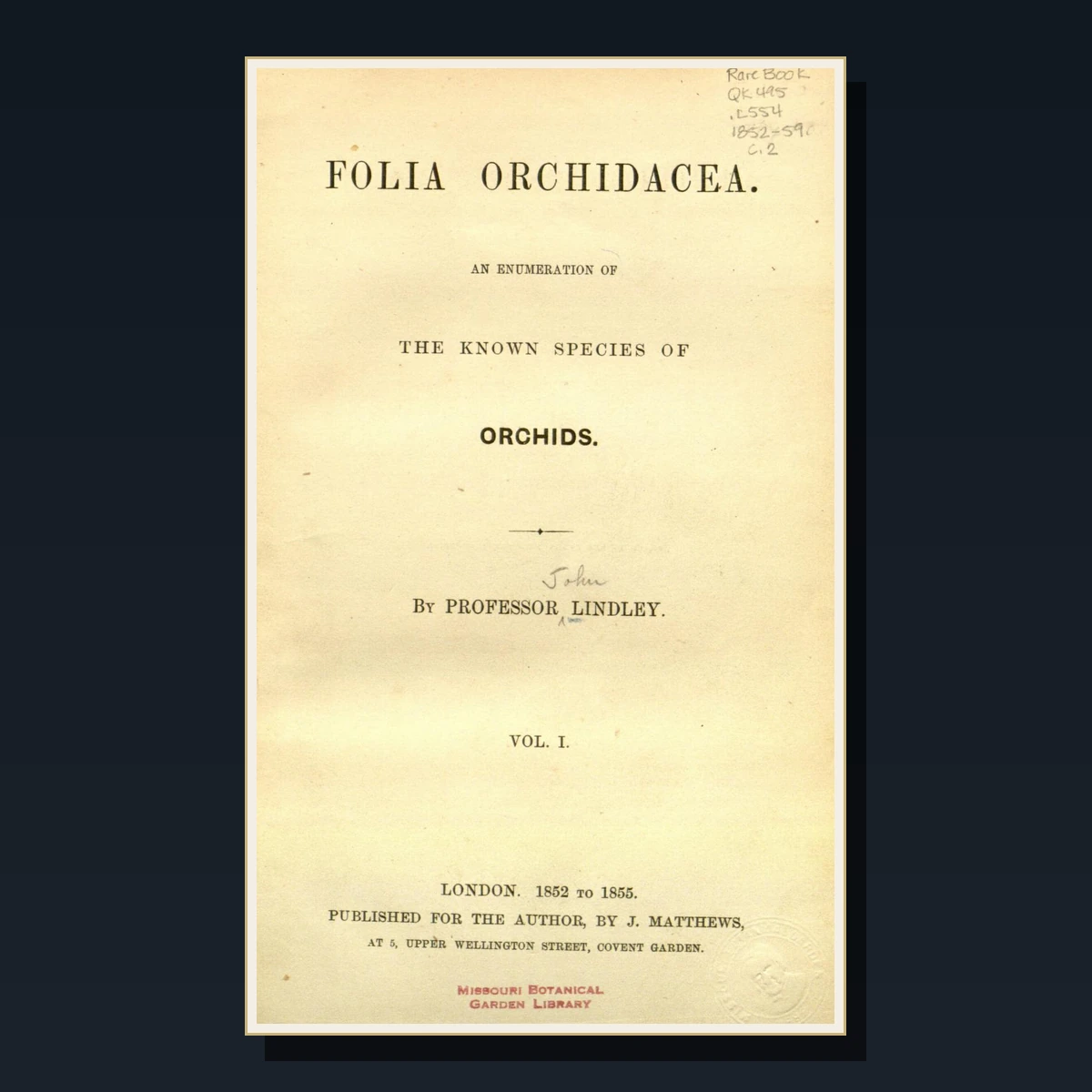 125 Rare Orchids PDF Collection: Tropical, British, Cultivation, Lindley, Warner & Orchid Classification
