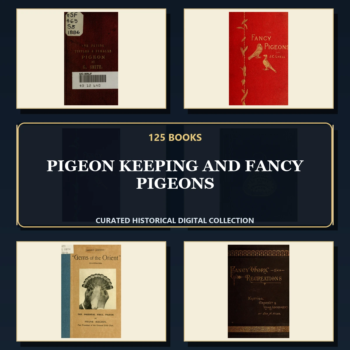 125 Rare Pigeon Keeping and Fancy Pigeons PDF Collection: Pigeon Keeping & Fancy Pigeons & Antique Sources