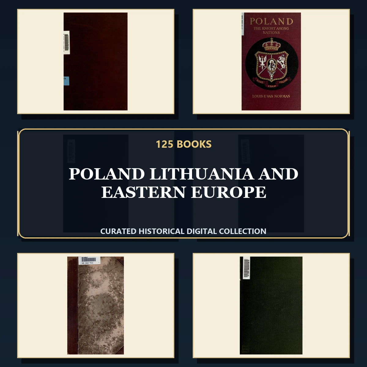 125 Rare Poland Lithuania and Eastern Europe PDF Collection: Poland Lithuania & Eastern Europe & Antique Sources
