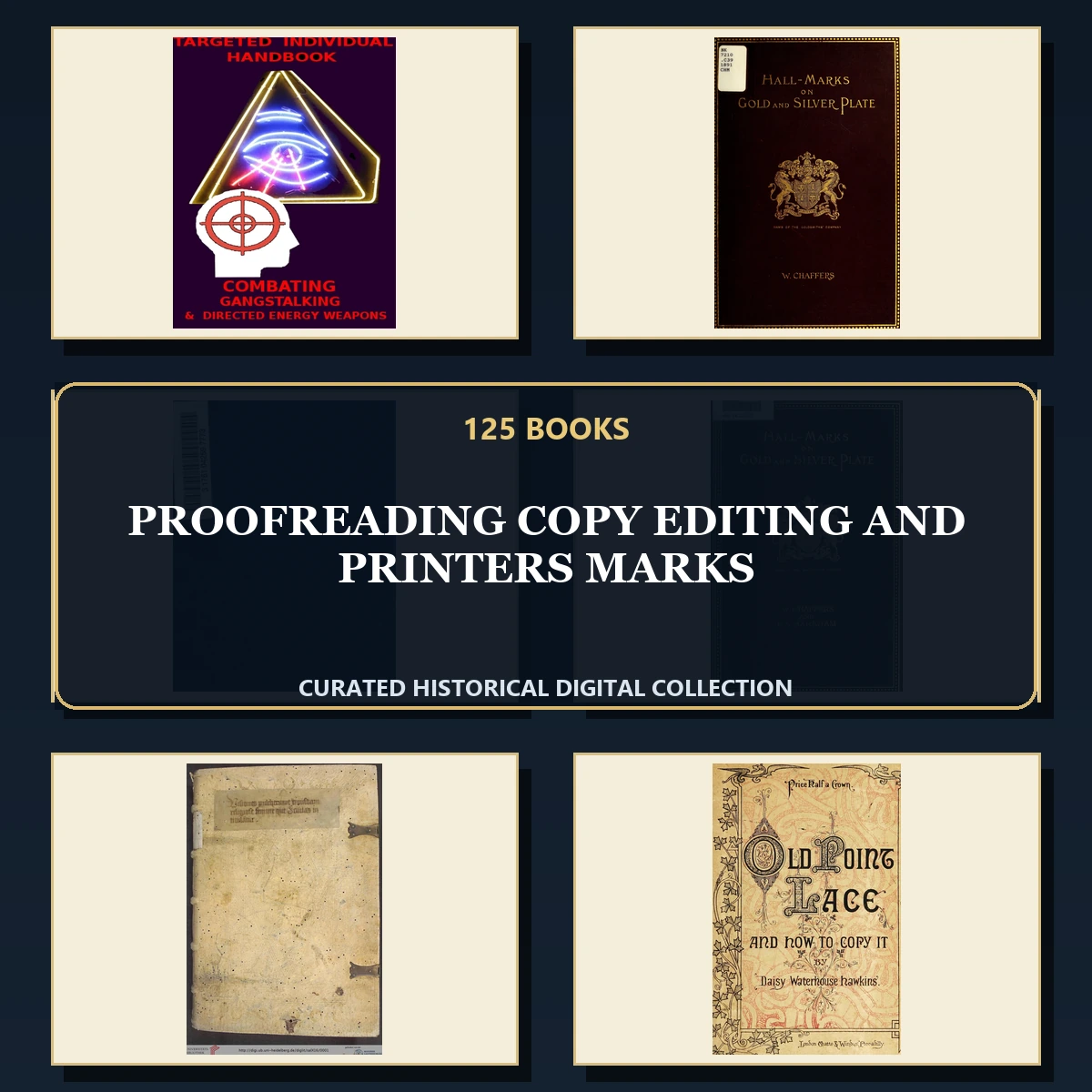 125 Rare Proofreading Copy Editing and Printers Marks PDF Collection: Proofreading Copy Editing & Printers Marks & Antique Sources