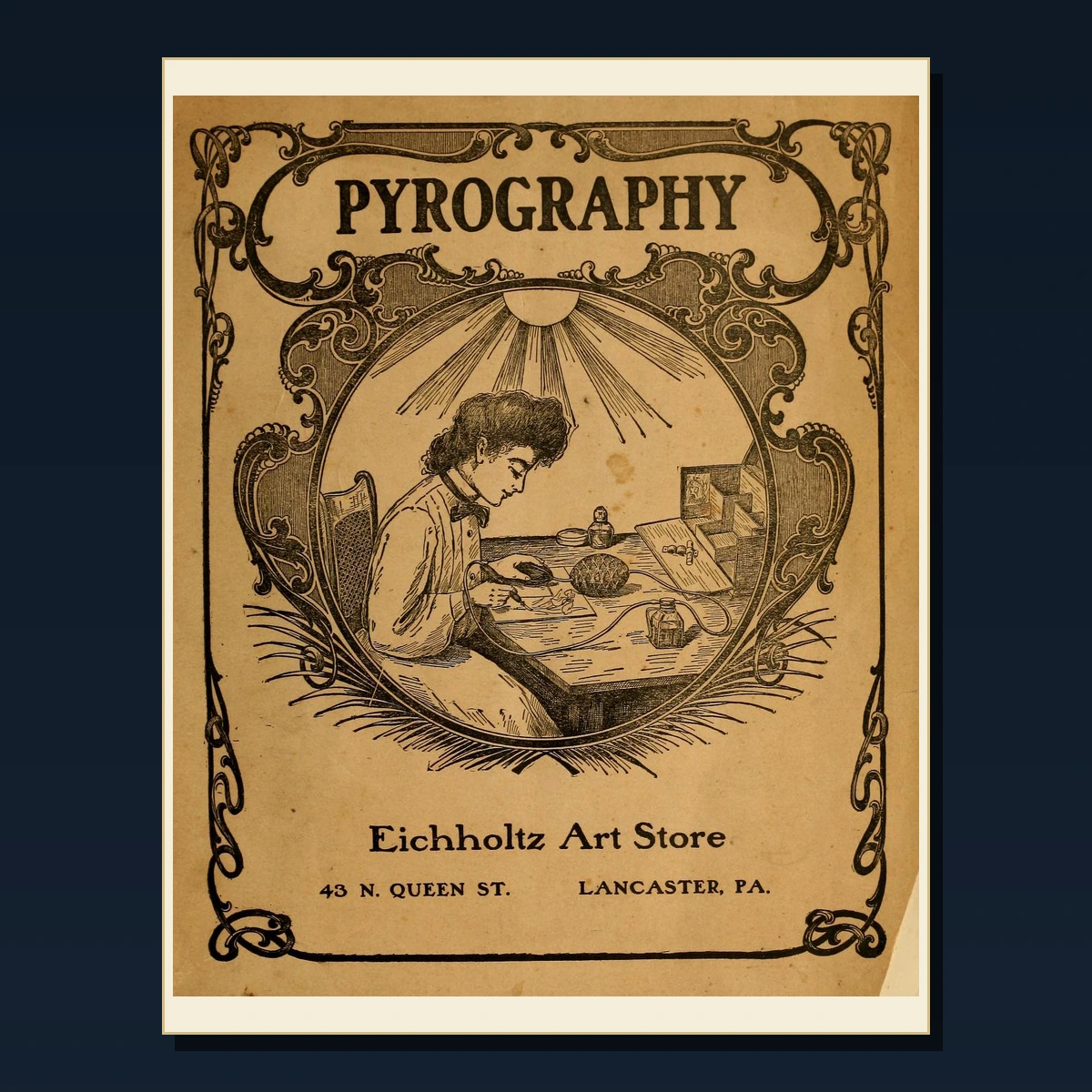 10 Rare Pyrography and Pokerwork PDF Collection: Pyrography & Pokerwork & Antique Sources image 2
