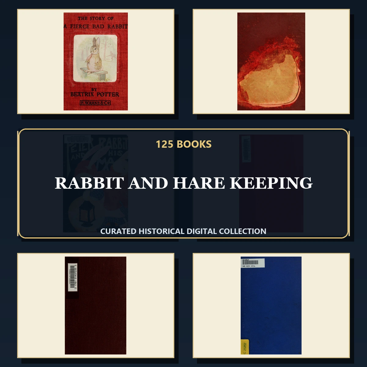 125 Rare Rabbit and Hare Keeping PDF Collection: Rabbit & Hare Keeping & Antique Sources