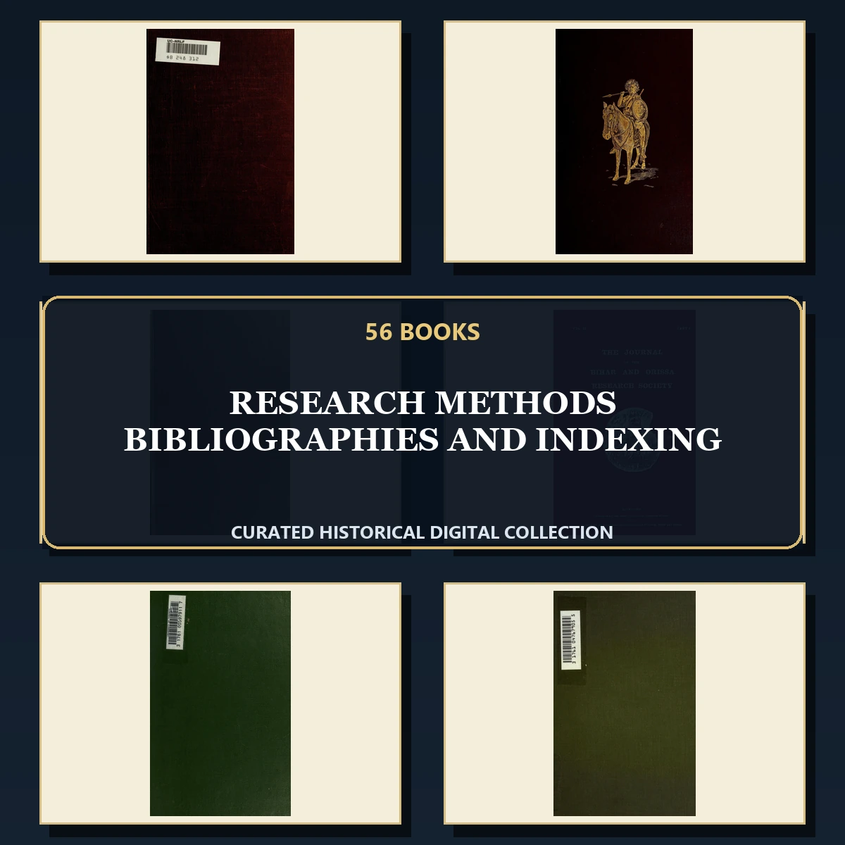56 Rare Research Methods Bibliographies and Indexing PDF Collection: Research Methods Bibliographies & Indexing & Antique Sources