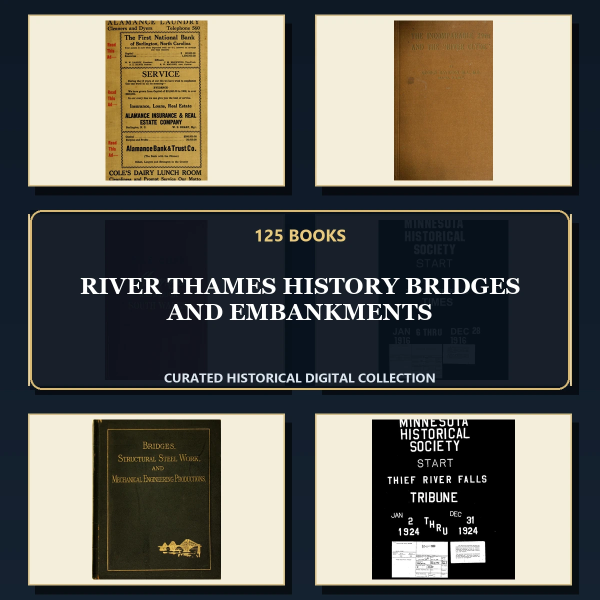 125 Rare River Thames History Bridges and Embankments PDF Collection: River Thames History Bridges & Embankments & Antique Sources