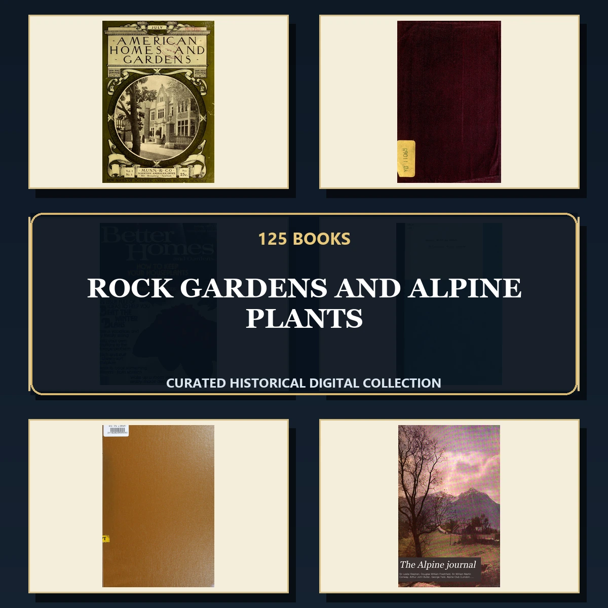 125 Rare Rock Gardens and Alpine Plants PDF Collection: Rock Gardens & Alpine Plants & Antique Sources