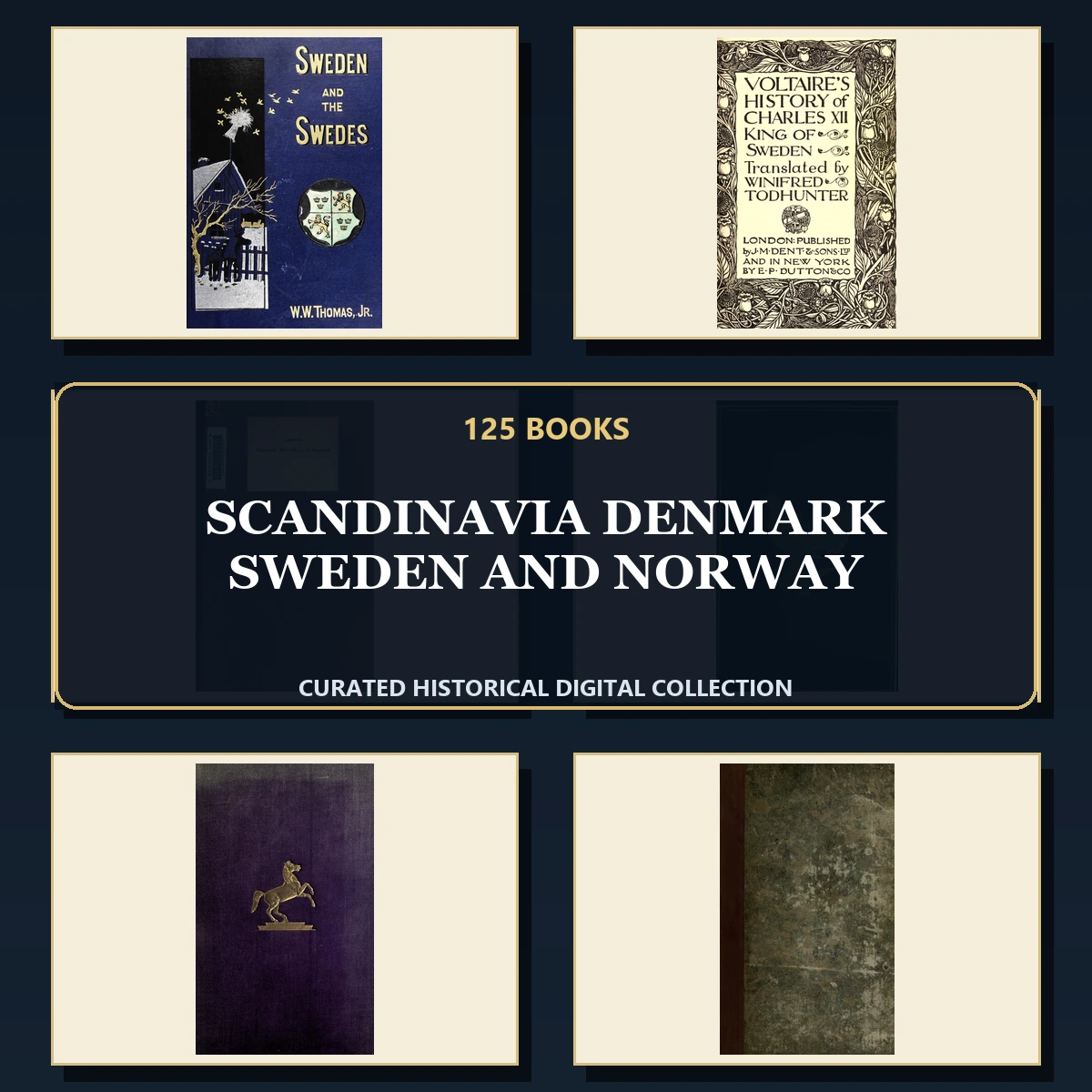 125 Rare Scandinavia Denmark Sweden and Norway PDF Collection: Scandinavia Denmark Sweden & Norway & Antique Sources