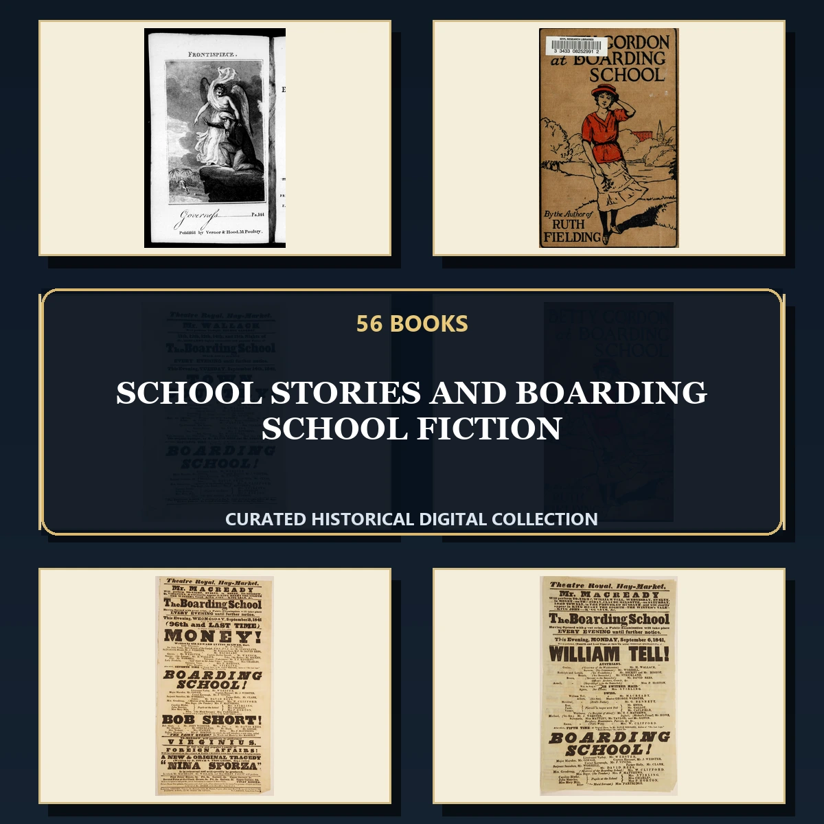 56 Rare School Stories and Boarding School Fiction PDF Collection: School Stories & Boarding School Fiction & Antique Sources