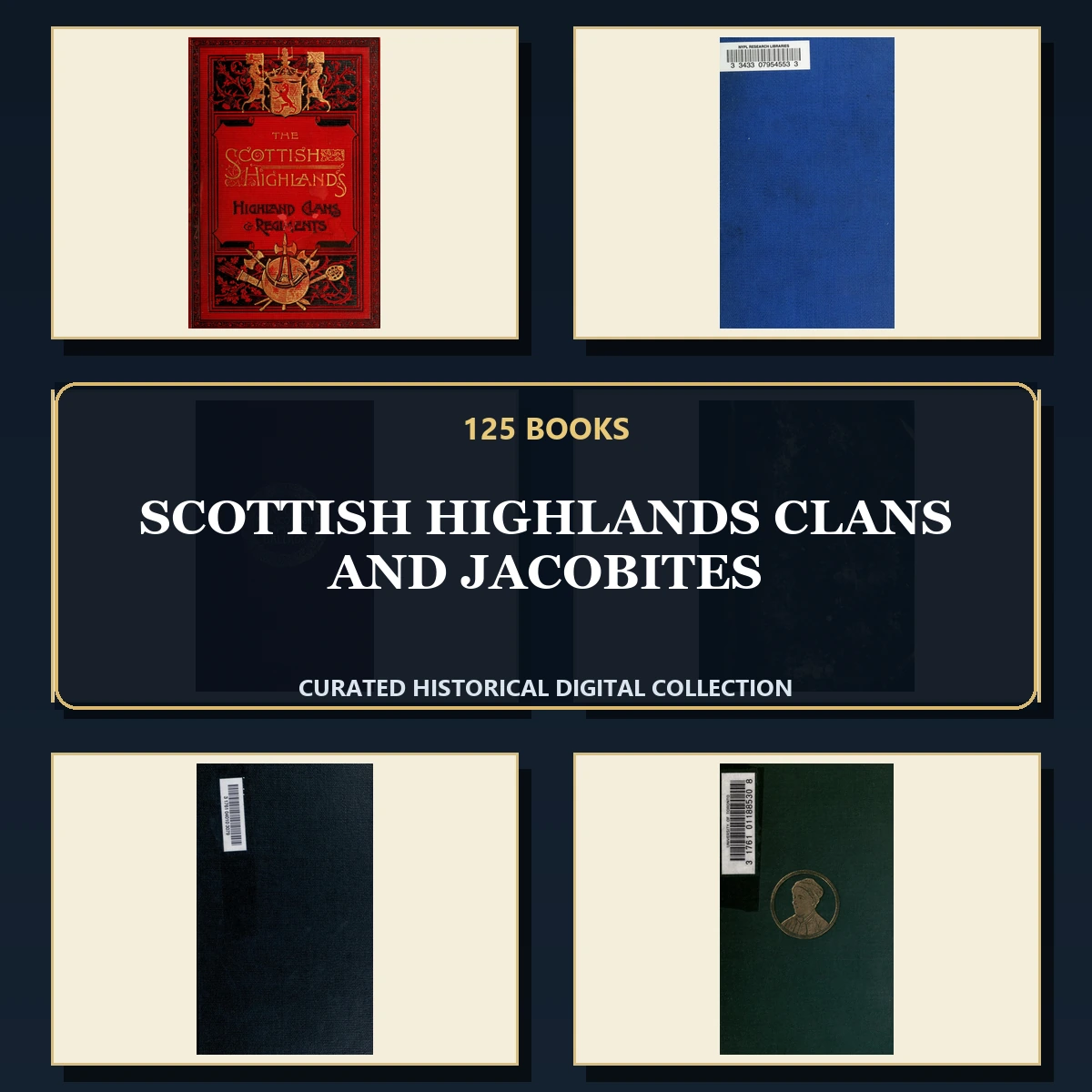 125 Rare Scottish Highlands Clans and Jacobites PDF Collection: Scottish Highlands Clans & Jacobites & Antique Sources