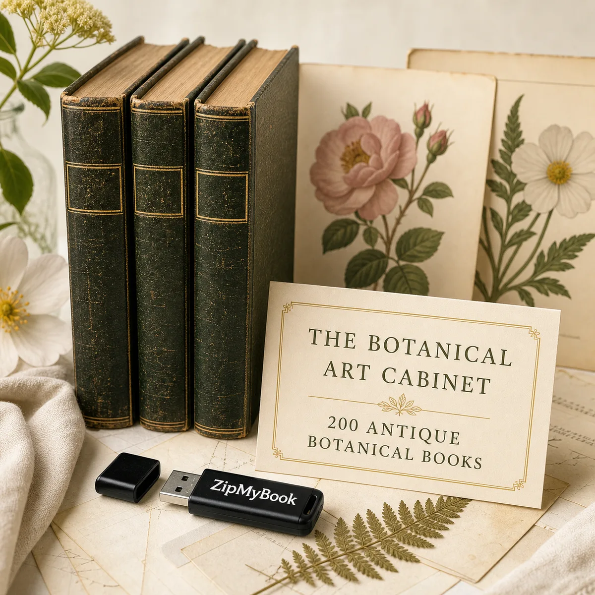 100 Antique Shells, Molluscs & Conchology Books PDF Collection on USB cover
