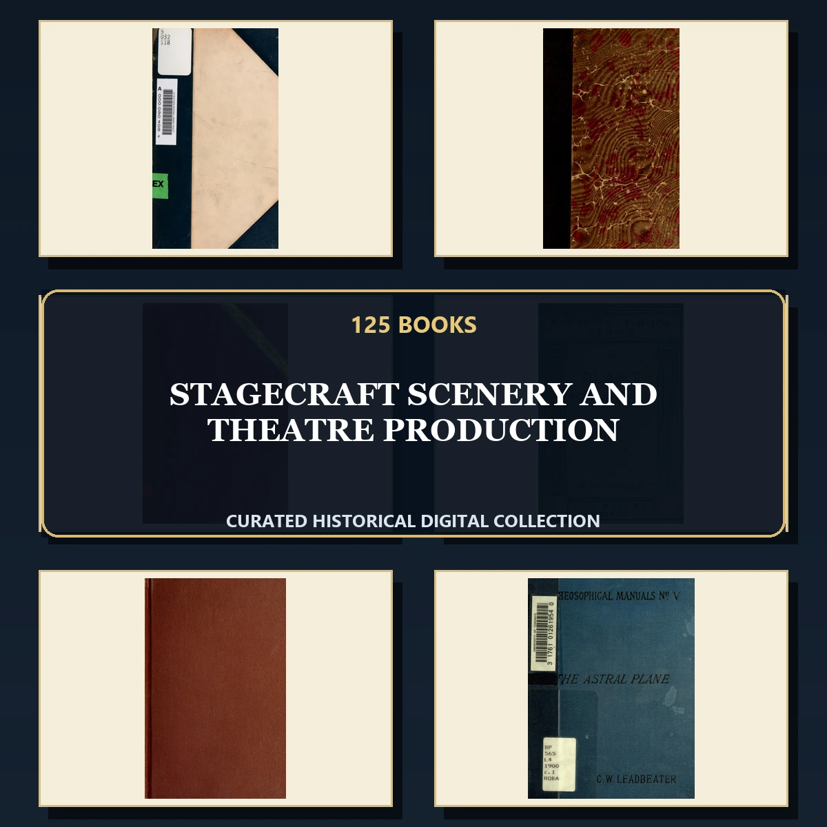 125 Rare Stagecraft Scenery and Theatre Production PDF Collection: Stagecraft Scenery & Theatre Production & Antique Sources