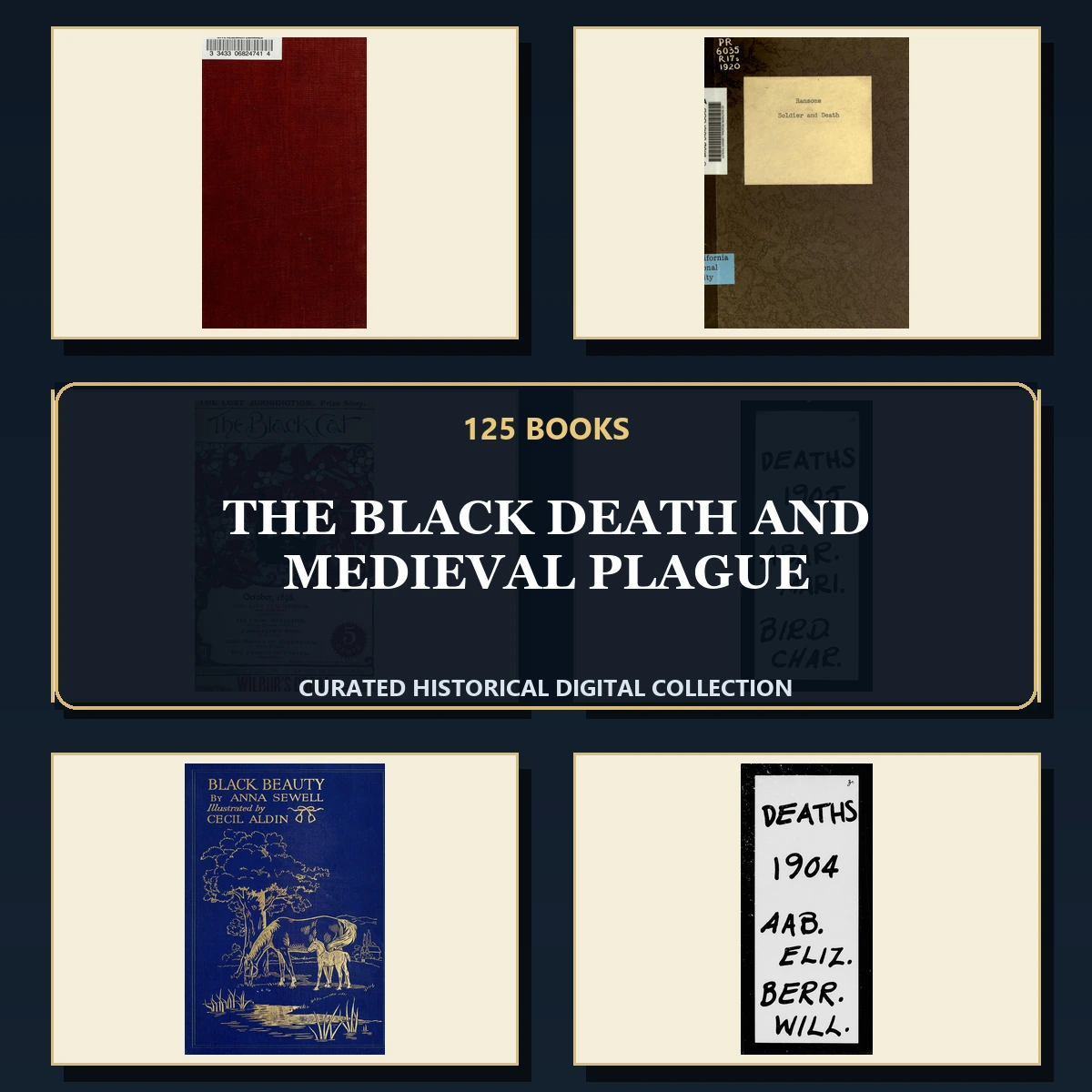 125 Rare The Black Death and Medieval Plague PDF Collection: The Black Death & Medieval Plague & Antique Sources