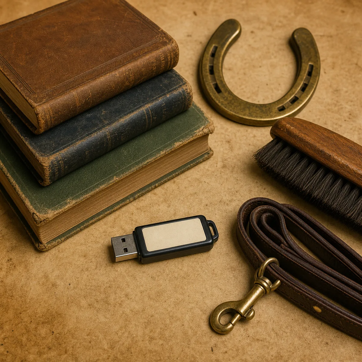 100 Antique Veterinary Horse Dog & Animal Care Books PDF USB cover